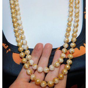 Vintage Faux Pearls For Crafting - Damaged